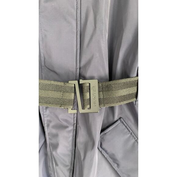 Hunter Original Womens Navy Insulated Parka Rain Jacket Hooded Size Medium NWT - Picture 4 of 8